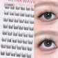 No Glue Needed Idol False Eyelashes Large Capacity 7-9mm Self Adhesive Eyelashes tweezers DIY Lash Extension Cluster Lashes