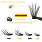 40D/30D/20D Mink Eyelashes 1 Box/60 Bundles Natural Eyelash Extension 3D Russia Individual Eyelash Cluster Makeup Tools Lashes