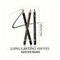 2-in-1 Wooden Handle Waterproof Eyeliner & Eyebrow Pencil, Sweatproof Makeup Pen for All Skin Types, Multi-Use Cosmetic Tool