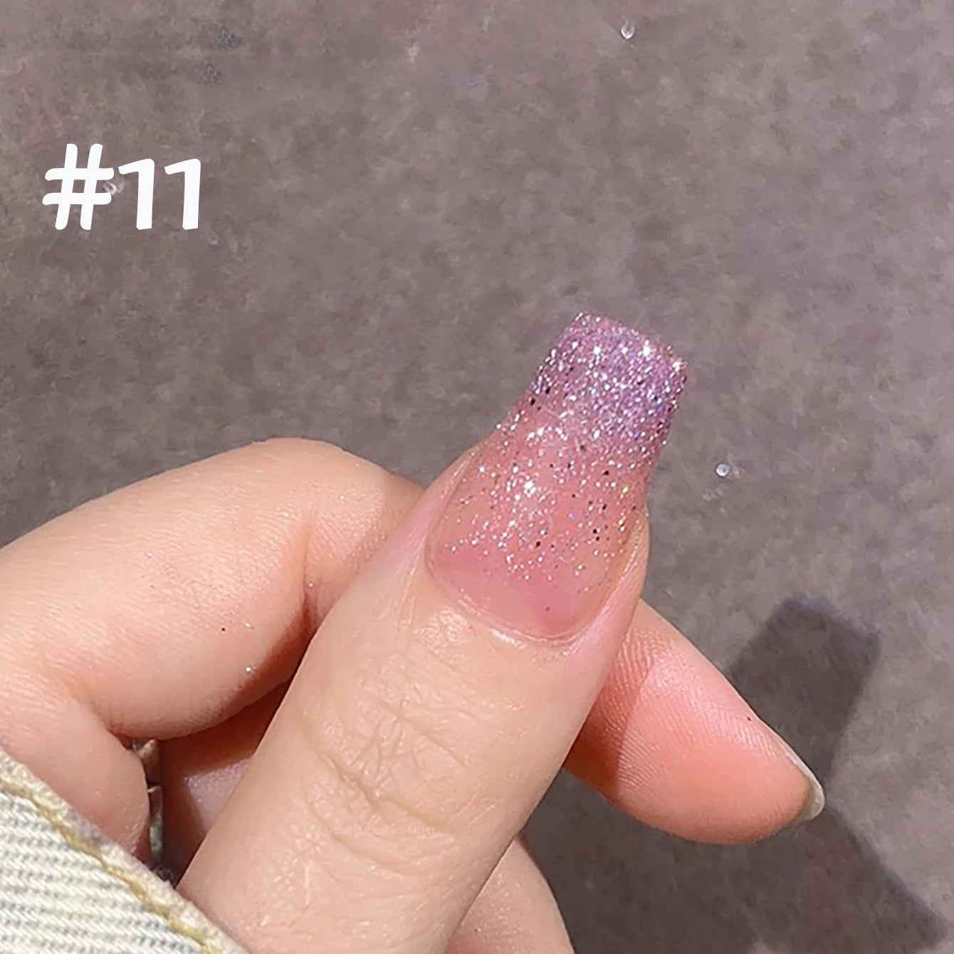 MIANEL 1-12PCS Star-chasing Moon-chasing Gel Nail Polish 2026 Popular Whitening Strobe Sequin Flashing Nail Polish White Nails