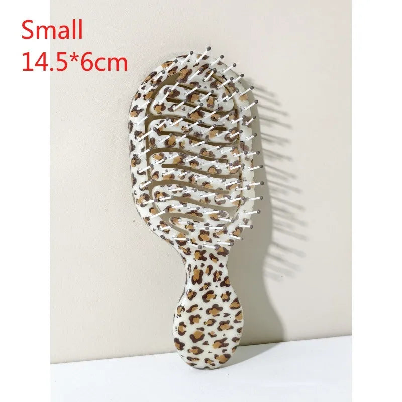 Mini Travel Brush Compact Pocket Design with Durable ABS Plastic Handle and Gentle Nylon Bristles for Dry and Wet Hair