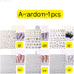 1piece 5D glass fragment nail sticker high quality stained glass window grille design glitter art decoration design nail sticker