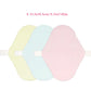 3pcs Soft Graphene Lining Reusable Thin Sanitary Pads Leakproof Washable Women Panty Liner Hygiene Menstrual Pads
