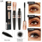 5D Black Waterproof Mascara Lengthens Eyelashes Extension Thick Silk Fiber Mascara Female Makeup Eye Cosmetics Tools for Gifts