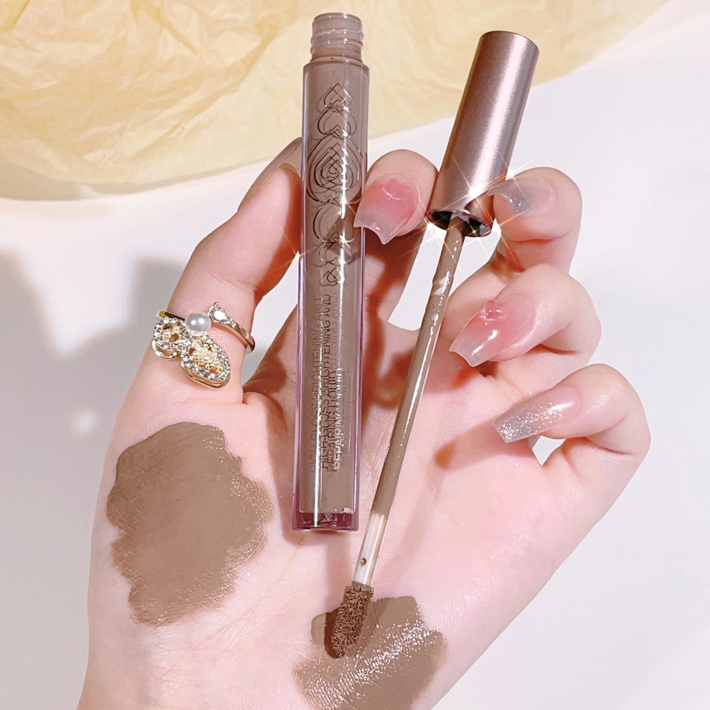 Highlighter Stick, Face Contour, Liquid Shadow, Glitter, Brightening, Concealer, Three-Dimensional Highlighter, Silkworm Pencil
