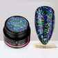Aurora Glitter Gel Nail Polish 3D Non-Sticky Builder Gel Formula Long-Lasting Shine Soak Off UV/LED Cured Perfect for Manicures
