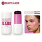 Makeup Blush Stick Lip Tinted Cooling Water Jelly Tint Jelly Blush Stick Watercolor Multi-Use Matte Blush Makeup