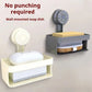 Suction Cup Soap Dish, Wall-Mounted Soap Holder, Storage Rack, No Drilling Required, For Bathroom And Toilet Organization