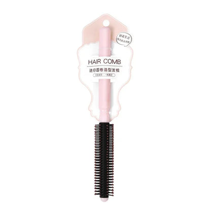 Mini Round Roll Style Hair Comb Professional Detangling Hair Brush Anti Static Scalp Massage Combs Barber Home Hair Styling Tool