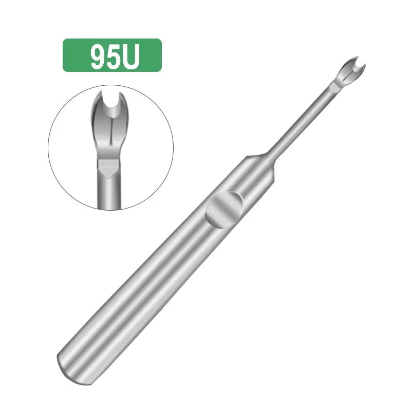 Cuticle Remover Dead Skin Pusher Surgical Grade Stainless Steel Nail Art Manicure Tools Scraper Nail Cleaner Trimmer