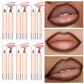 Lipstick & Lip Liner Pencil 2-in-1, Ultra Matte Lip Makeup, Smooth Glide, Buildable Color, Travel Friendly Lip Crayon