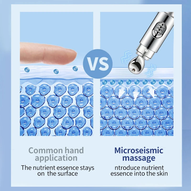 OCHEAL Electric Massage Eye Cream Hyaluronic Acid Firming Fades Fine Lines Eye Care Gel Moisturizing Beauty Eye Skin Care Beauty