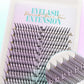New Tinsel Premade Fans Eyelash Extension Holographic Anime Tower Tips Pro Made Eyelash Comic Feather Super Soft False Eyelashes