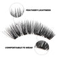 DINGSEN Magnetic Eyelashes 3D Natural False Eyelashes Reusable 4pcs Magnet Clip Set Lashes Extension makeup Tweezers Lash Set