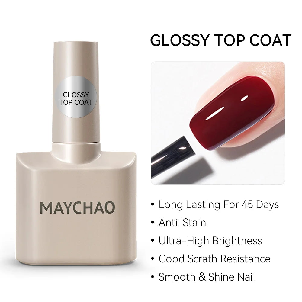 MAYCHAO 10ml Cat Magnetic Gel Nail Polish Cat Eye Glitter Effect Semi Permanent Soak Off UV Gel Varnish Manicure For Nail Art