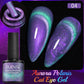 PUENTE 7.5ML Golden Gems Cat Magnetic Gel Nail Polish Pink Brown Blue Colors Golden Glitter Cat Eye Soak Off UV Nail Art Varnish