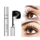 QIBEST 4D Silk Fiber Eyelash Black Mascara Waterproof Long Lasting Eyelash Extension Thick Lift Lengthening Eyelash  Mascara