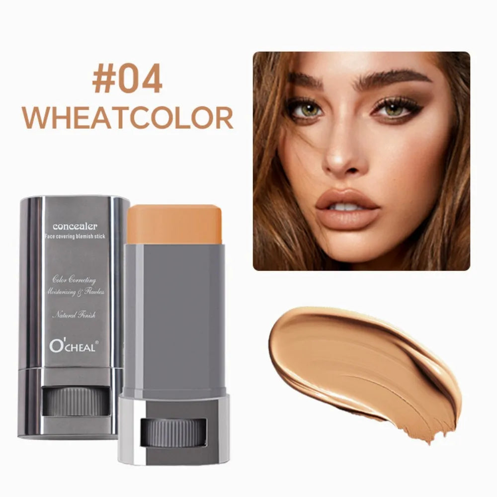 Stick Foundation Balm Serum Boosted Skin Tint Foundation Stick Smooth Plumper Hight Coverage Travel Bronze Foundation Stick Make