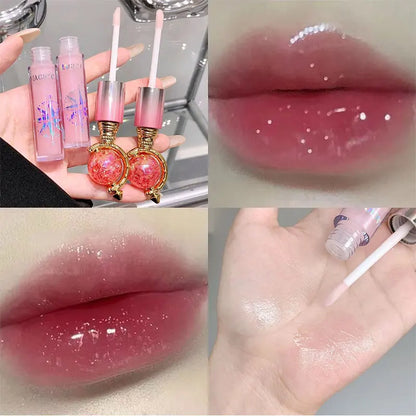 MAGIC CASA Shimmering Lip Gloss — Hydrating and Moisturizing, Mirror Finish, Plumping Glass-Like Lips