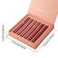 Matte Lip Gloss Set 6 Color Lipstick Smooth And Lasting Display Lip Gloss Waterproof Moisturizing Lipstick Holiday Gift Box Set