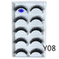 NEW 5 Pairs 3D Y08 Natural Mink False Eyelashes Fluffy Style Makeup Eyelash Fake Eye Lashes Faux Cilios Make Up Beauty Tools