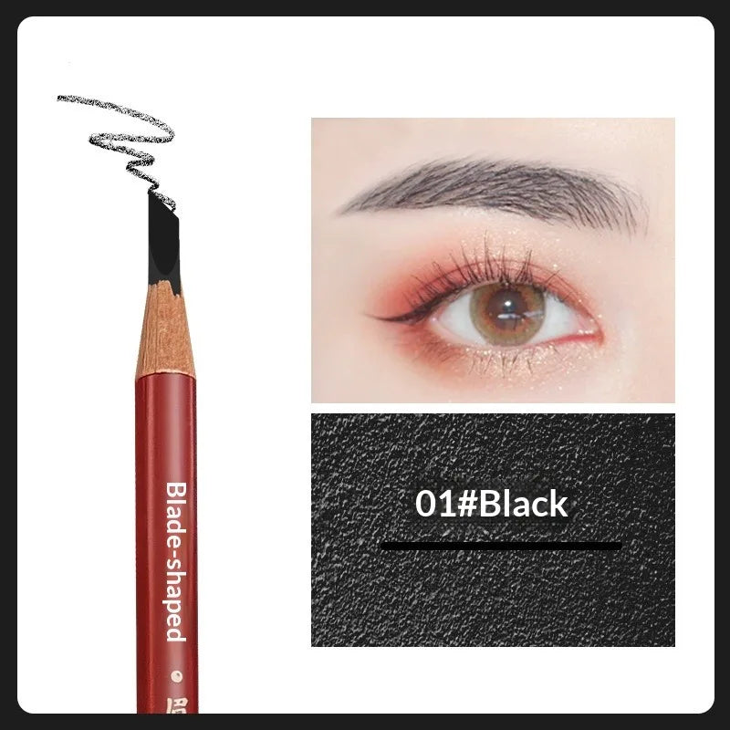 Precision Hard Core Eyebrow Pencil - Creates Natural Wild Brows with Microblading Effect, Waterproof and Long Wearing