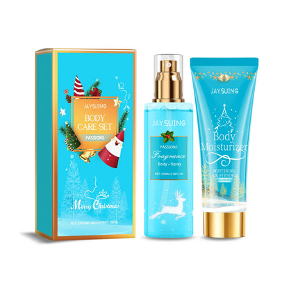 Christmas Gift Set Body Lotion Spray Festive Fragrance Moisturizing brightening Long Lasting Holiday Season Party Luxury Winter