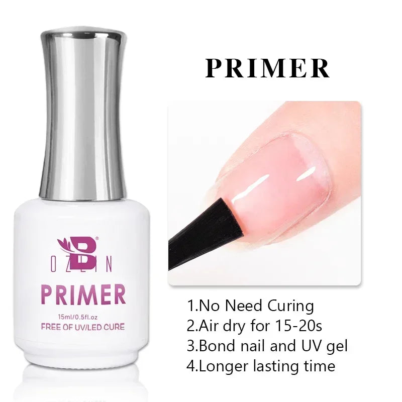 AWStorG 15ml 8 In 1 Reinforcement Gel Nail Gel Multifunctional Clear Gel Nail Polish Nail Strengthener Gel Nail Extension Hard