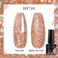 MEET ACROSS 160 Colors 7.3ml Gel Nail Polish Vernis Glitter Sparkly Semi Permanent Soak Off LED UV Gel Varnish Nail Art Manicure