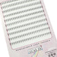 10Rows Under Eyelashes Extension Personal EyeLash Professional Makeup Individual Cluster Grafting Fake Lashes False Eyelashes