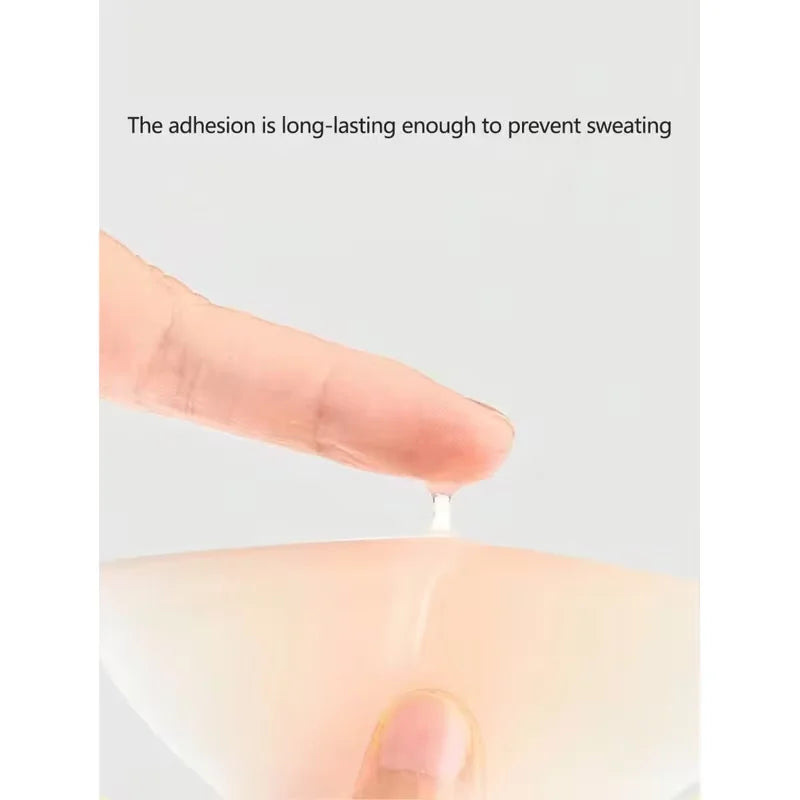 Ultra-Thin Silicone Bra Drop-Shaped Nipple Covers  No Glue Self-Adhesive Sticky Push Up Pasties  Lift Breast Pads for Women