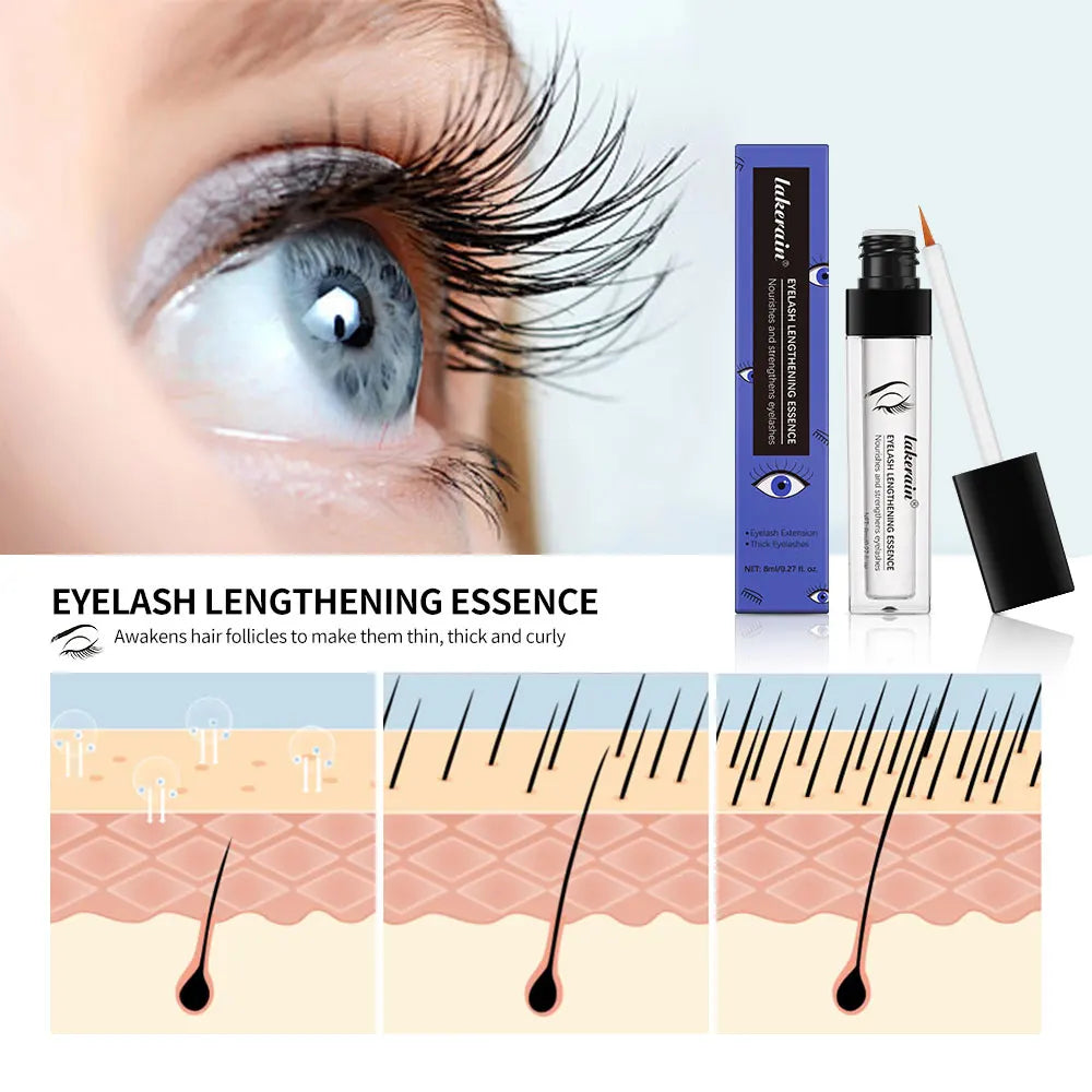 Natural Eyelash Fast Growth Serum Thicker Lashes Natural Curling Treatment Lengthening Lash Powerful Makeup Lash Lifting Product