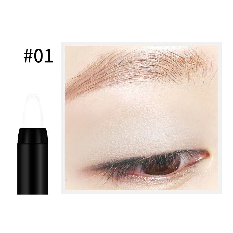 Waterproof Pearlescent Eyeshadow Pencil Stick 16 Colors Lasting Glitter Shimmer Eye Shadow Pen Eyeliner Stick Eyes Makeup Tools