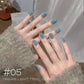 MIANEL 1-12PCS Star-chasing Moon-chasing Gel Nail Polish 2026 Popular Whitening Strobe Sequin Flashing Nail Polish White Nails