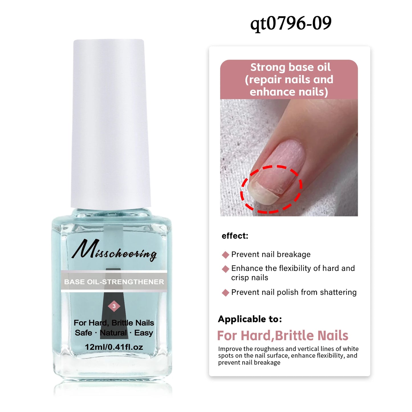 New 12ML Strength Base Oil for Nail Care Repair Damage Improve The C Are Manicure Care Supplies Multi functional Nutritional Oil