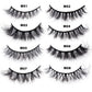 LEHUAMAO Maquiagem Short Natural Soft Mink Lashes Volume Fluffy Wispy Lashes 12mm-15mm False Eyelashes Eyelash Extensio Makeup