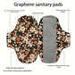 BIAI Large Size Female Nursing Pad Naturally Cloth Menstrual Pad Breathable Graphene Sanitary Pads Panty Liner For Women 22*28CM