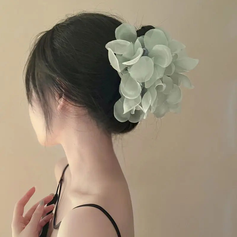 Romantic Elegant Flower Hair Claw Clips For Women Girls Hair Clip Barrette Hairpins Hair Clamps Headwear Hair Accessories Gift