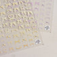 Golden Thread Butterfly Jelly Series Nail Art Stickers High Quality New Bronzing DIY Manicure Decal Decoration