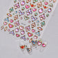 Cat's Eye 5D Gradient European Love Heart Gem Wing Crystal Geometric Colorful Self Adhesive Nail Art Stickers Manicure Decals