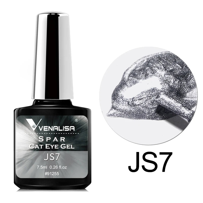 Venalisa 7.5ml Spar Cat Eye Nail Gel Polish Varnish Galaxy Starry CANNI Lacquer Magic Bling Shining Nail Art Magnetic Nail Gel