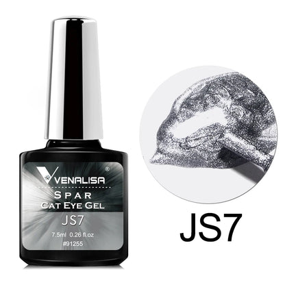 Venalisa 7.5ml Spar Cat Eye Nail Gel Polish Varnish Galaxy Starry CANNI Lacquer Magic Bling Shining Nail Art Magnetic Nail Gel
