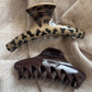 Korean Large Size Acrylic Dragon Bone Shark Hair Clip French Style Polka Point Arc Back of Head Hair Claw Clamp Hair Accessories