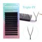 HOLLYLASH YY/W Shaped 2D 3D 4D 5D 6D Hand Woven Automatic Flowering Premade Volume Fans Eyelashes Extensions Individual Lashes